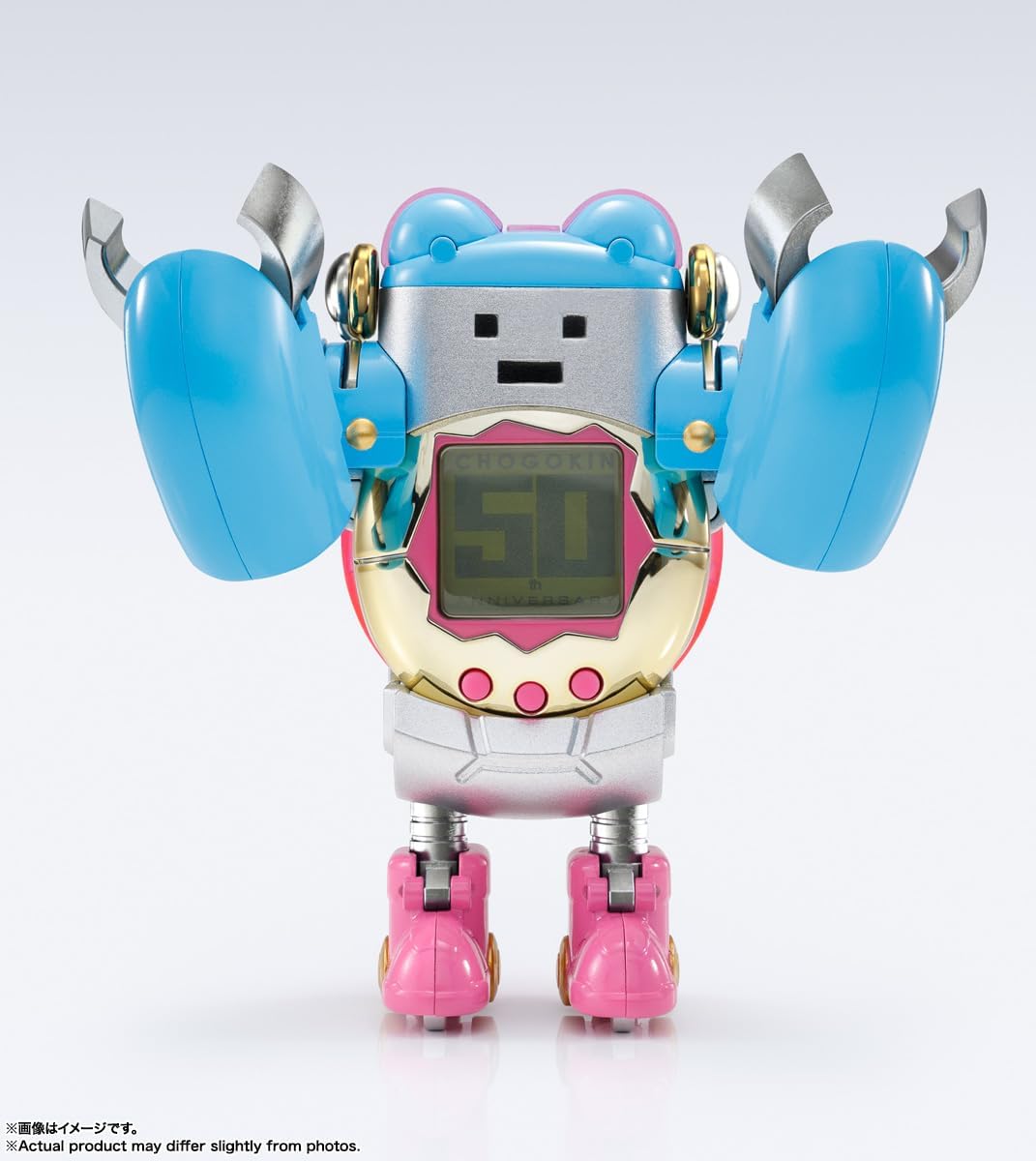 Tamashi Nations Super Alloy Chogokin Tamagotchirobo Approx. 3.9 inches (100 mm), ABS & Diecast, PC & SI, Painted Action Figure
