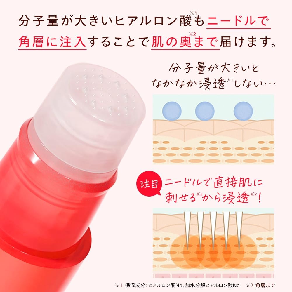 CONC Wrinkle Injection, 0.1 fl oz (2.5 ml), Micro Needle Serum, Needles, Serum, Under the Eyes, Nasolabial Line, Needle Shot, Next Generation Type, Retinol Formulation, Present, Gift