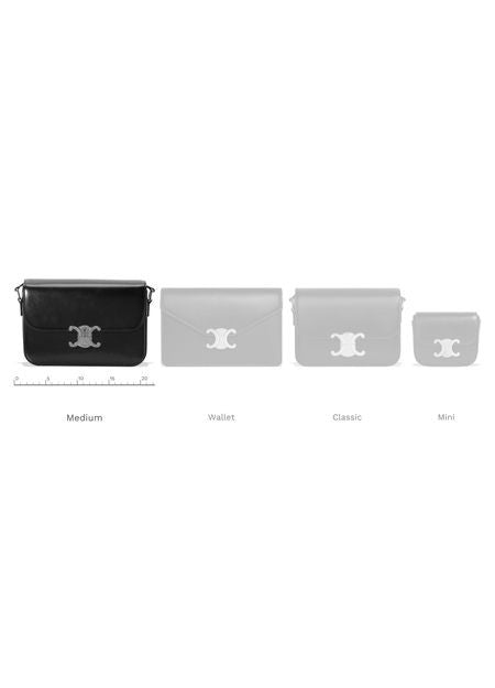 CELINE Medium Triomphe bag in shiny calfskin - Image 6