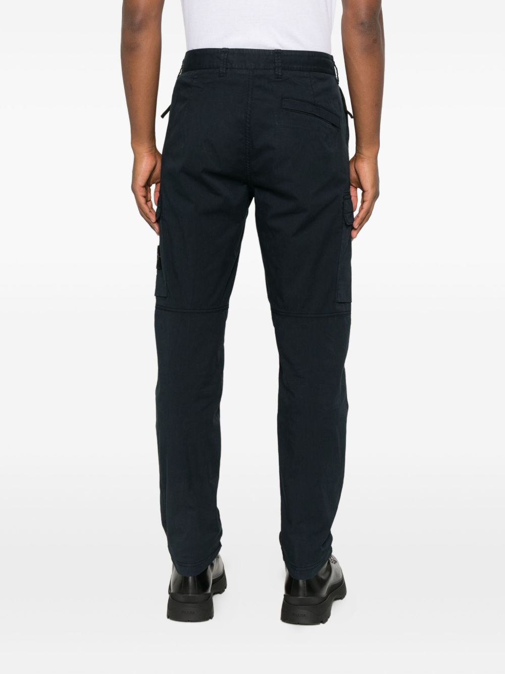 Stone Stone Island Cotton Cargo Trousers - Image 6