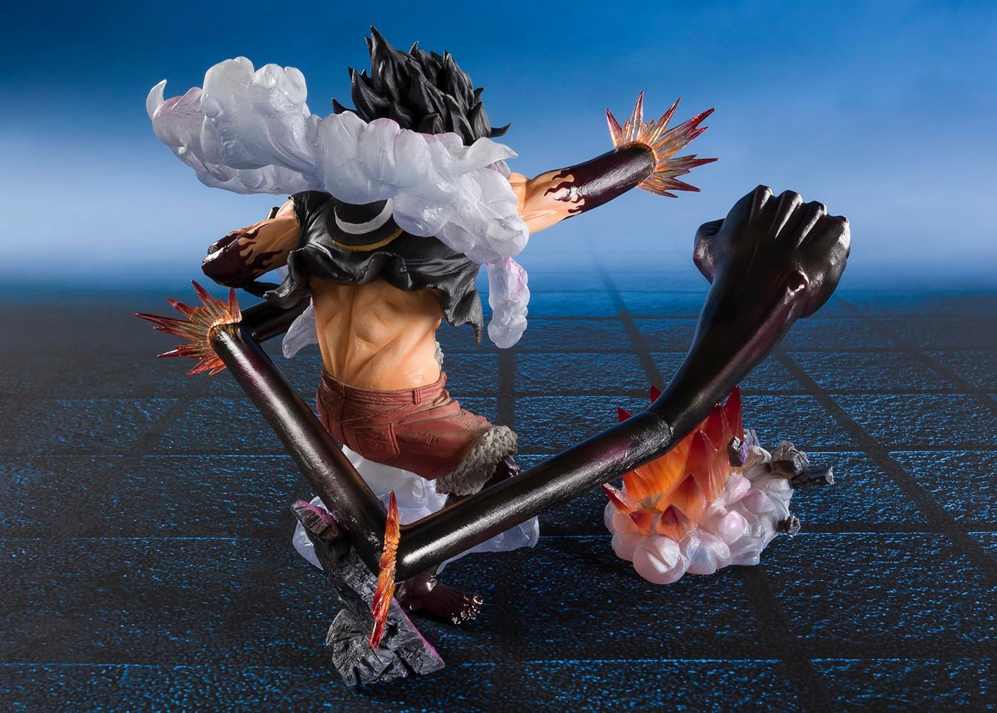 Tamashi Nations Figuarts Zero One Piece (Super Battle) Monkey D. Luffy Gear 4 Snake Man Osahai (Resale Version) Approx. 6.3 inches (160 mm), PVC & ABS Pre-painted Complete Figure