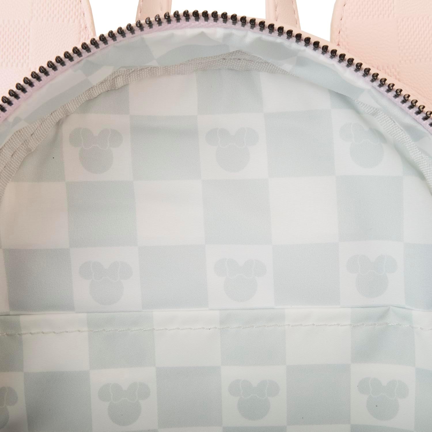 Loungefly Mini mochila Minnie Mouse con textura a cuadros