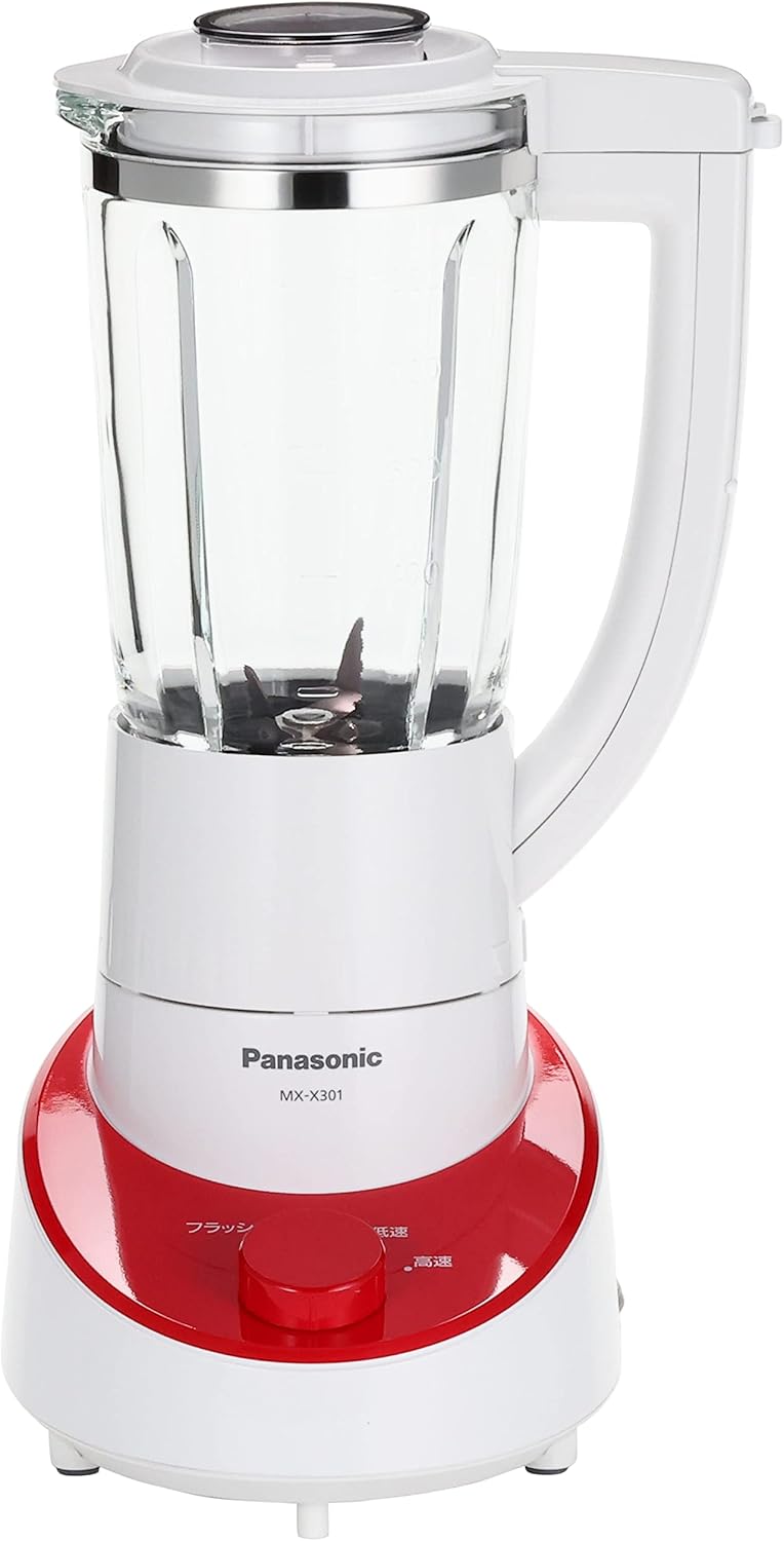 Panasonic Mixer Black Hard Titanium Coated Cutter 1000ml (33.8 fl oz) MX-X301-R