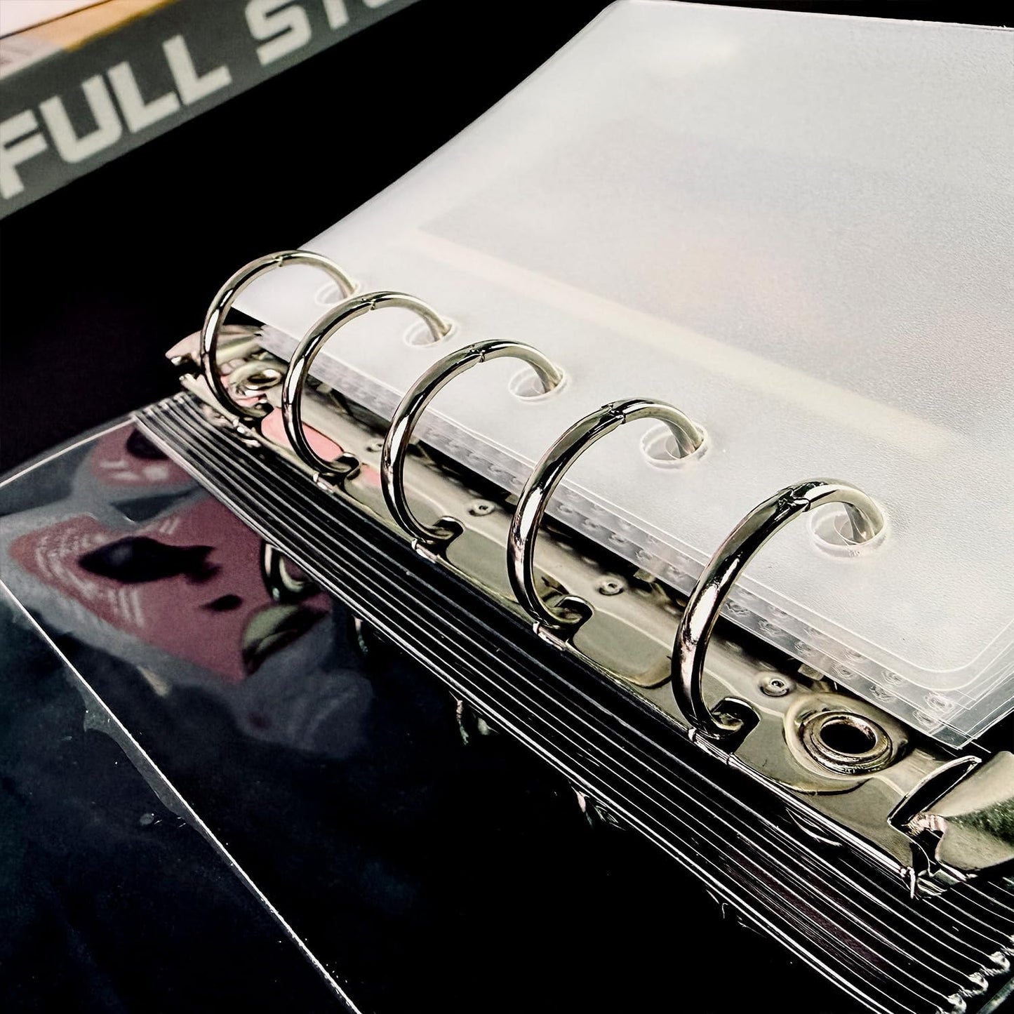 Transparent Girl Removable M5 Binder Micro 5 Seal Storage (pp Sheet)
