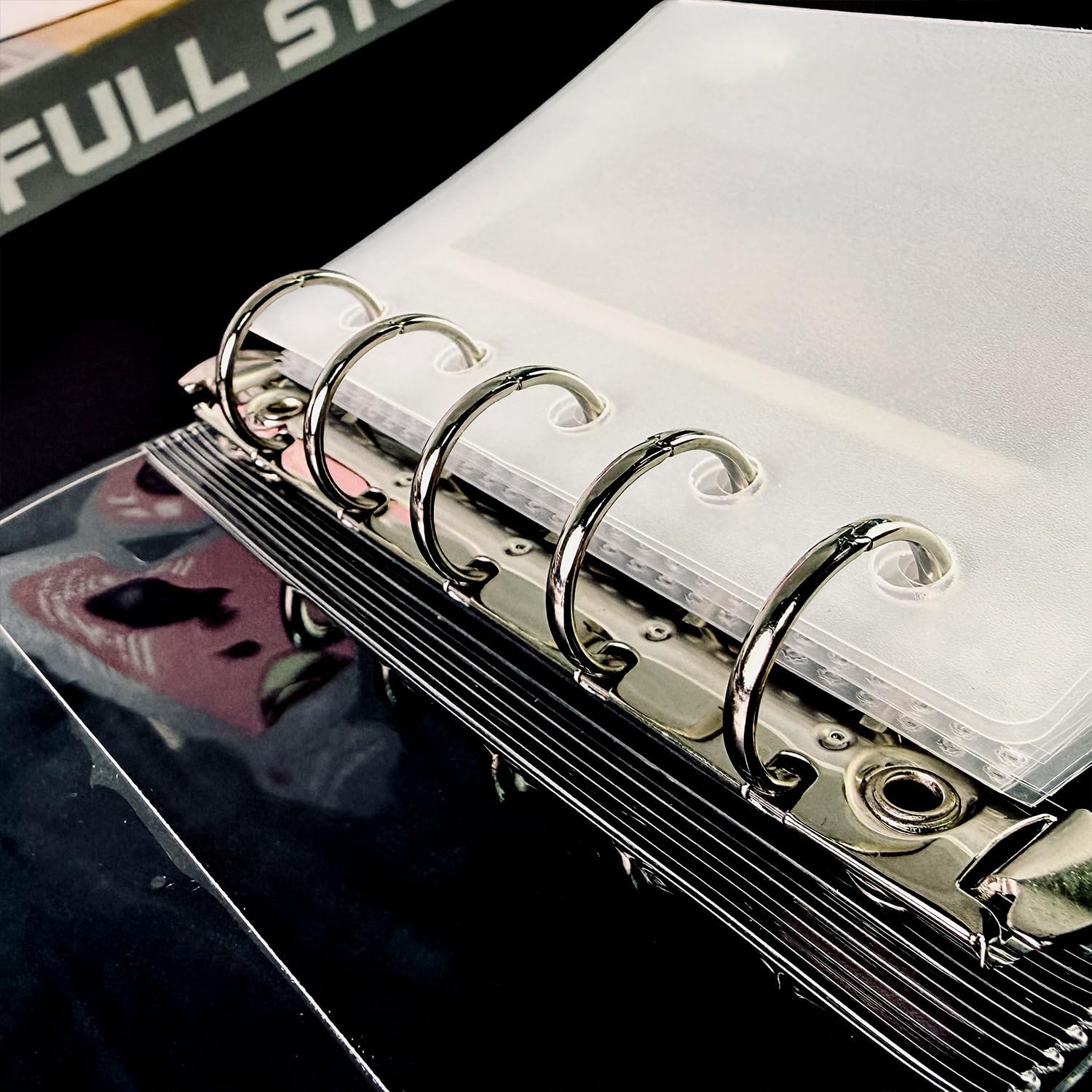 Transparent Girl Removable M5 Binder Micro 5 Seal Storage (pp Sheet)