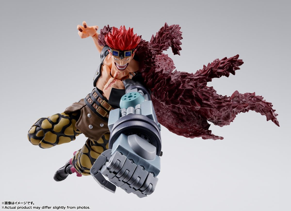 S.H. Figuarts ONE PIECE Eustace Kid - Onigashima Invasion - Approx. 7.1 inches (180 mm), PVC & ABS Pre-painted Action Figure