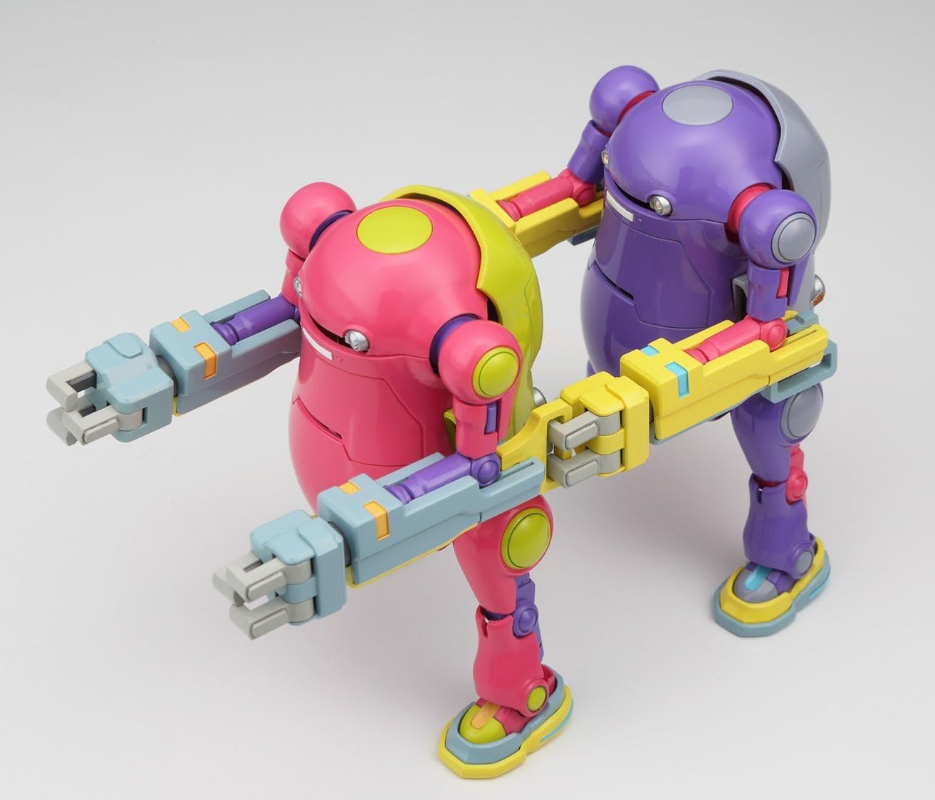 ハセガワ クリエーターワークスシリーズ メカトロウィーゴ No.07 ぱわーあーむ ぱーぷる&ぴんく 1/35スケール プラモデル 64754