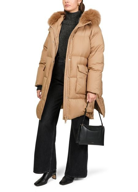 YVES SALOMON Puffer jacket with a fox fur hood - Image 6