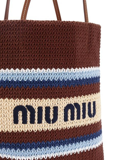 MIU MIU Crochet tote bag - Image 6