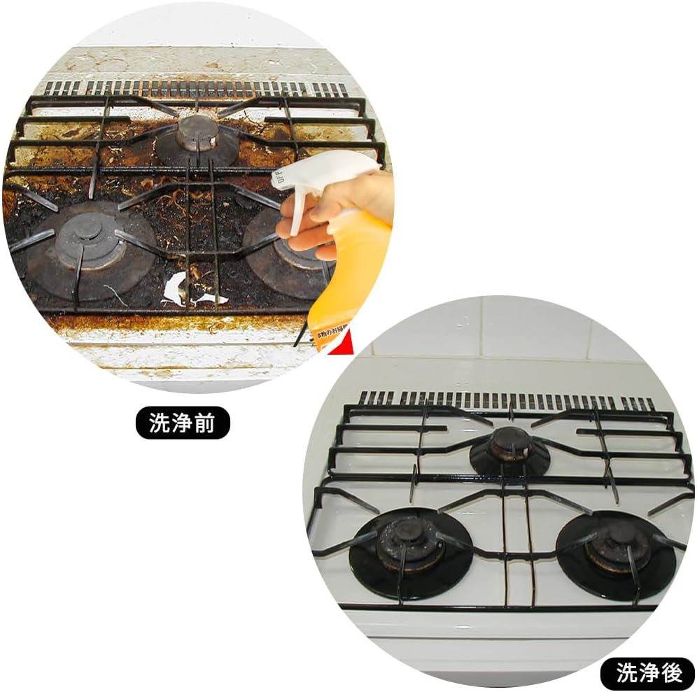 Oil Artisan Craftsmen 16.9 fl oz (500 ml), Oyako Stick, 7.9 x 0.4 inches (20 x 1 cm), Set of Stubborn Oil/Dirt, Ventilation Fan, Duct, Grill, Oil Covered Walls, Cleaning, Removal, Made in Japan