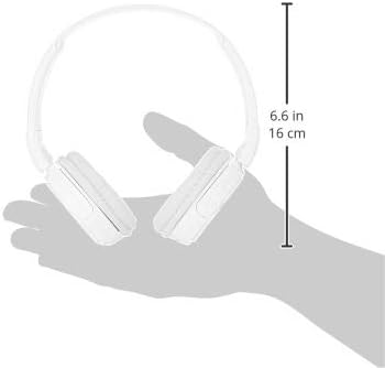 Sony MDR-ZX110 Headphones: Sealed Foldable White MDR-ZX110 W