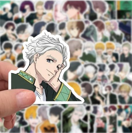 Ticker Set, Anime Character Stickers, Haruka, Sakura, Hayabun, Umemiya, Kyotaro Sugishita, Akihiko Ishiwa, PVC Waterproof Sticker, Suitable for Cars, Laptops, DIY Supplies, Luggage, Water Bottle