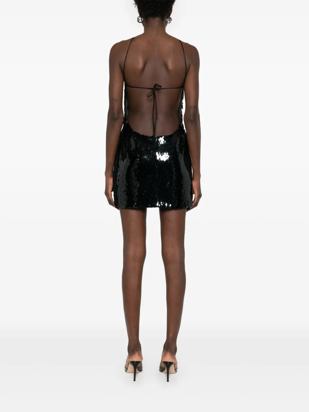 Magda マグダブトリムスパンコールミニドレス - Image 6