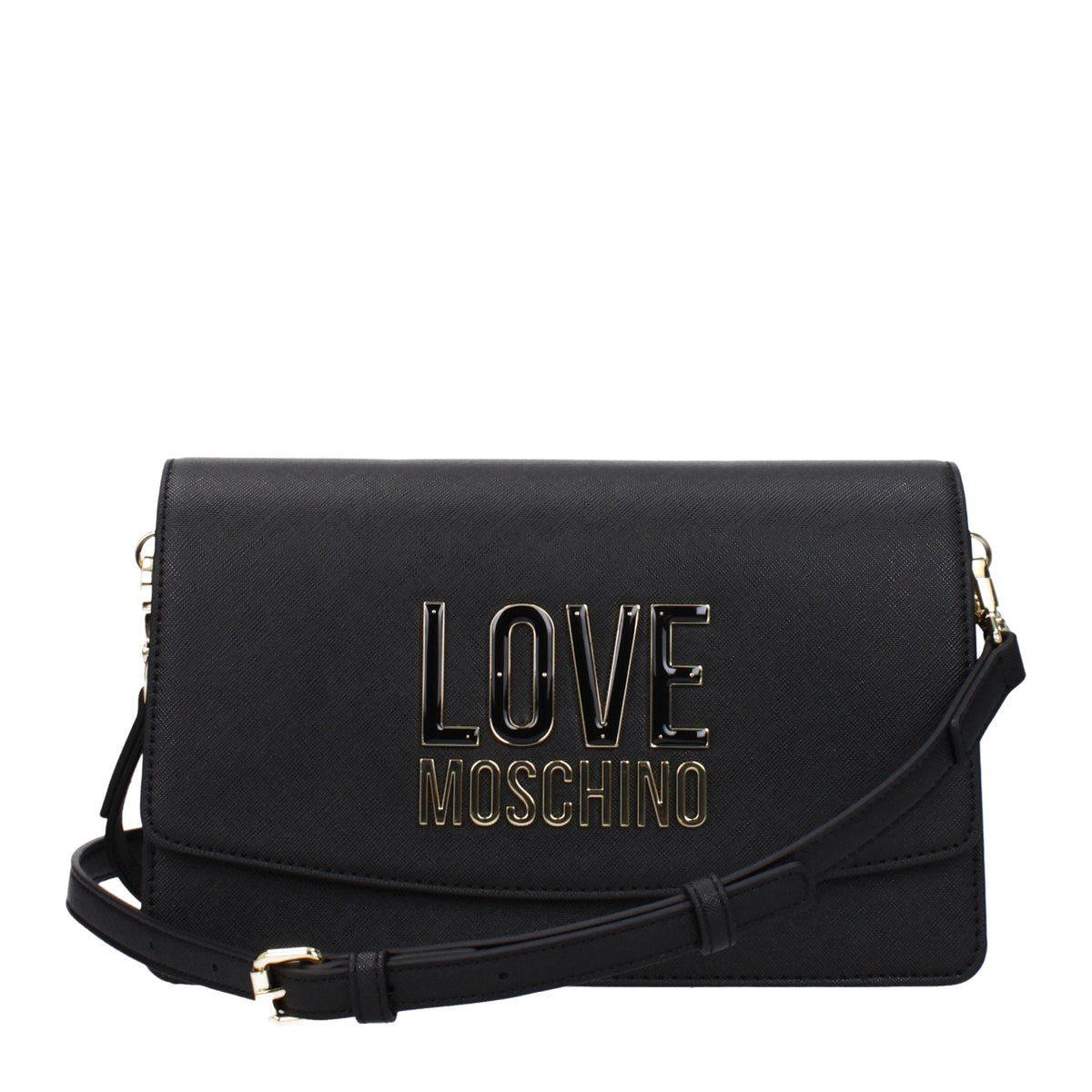 Moschino モスキーノのショルダーバッグが大好きな女性ポリウレタンブラック - Image 6