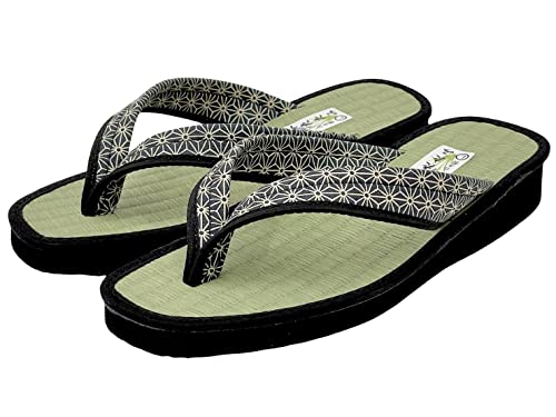Daimei Shokai Men's Nose Strap Tatami Folding Japanese Pattern Japanese Style Sandals