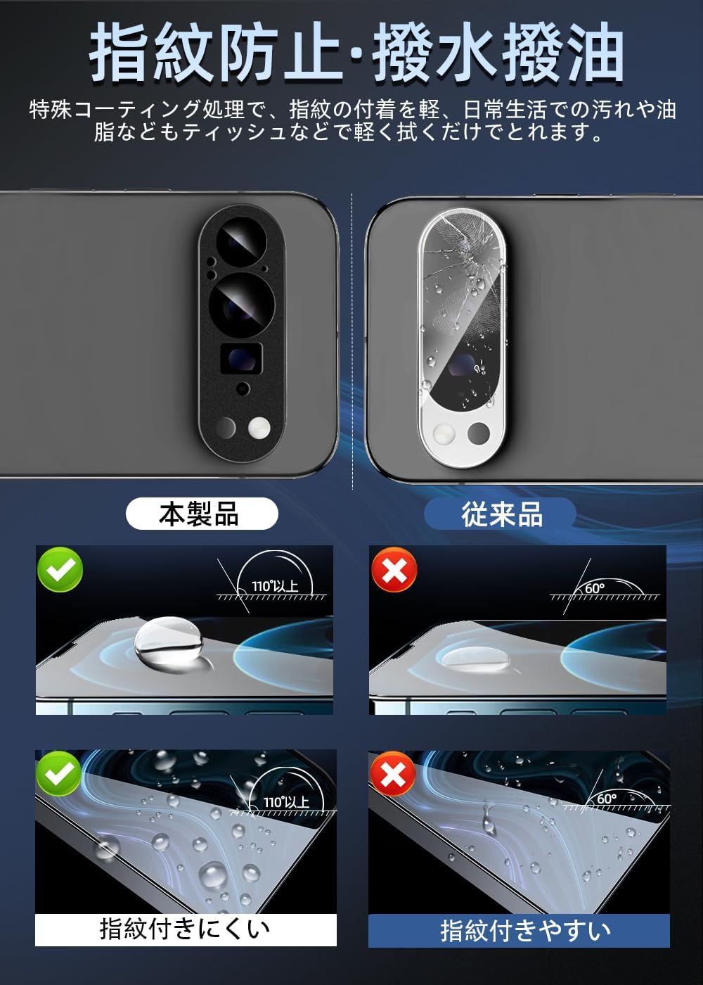 ZXZone for Google Pixel 9 Pro Camera Film Aluminum Alloy + AR High Transmittance Tempered Glass ZXZone Pixel 9 Pro Lens Protection Camera Cover Lens Protection Film Explosion Proof Shockproof Scratch