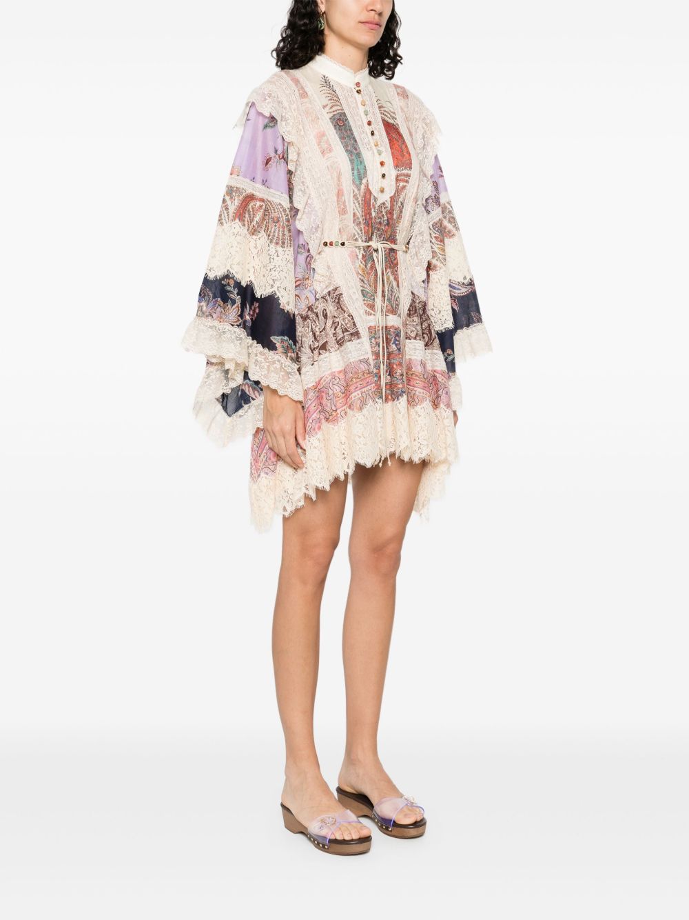 Zimmermann Zimmermann Rhiannonプリントコットンミニドレス - Image 6