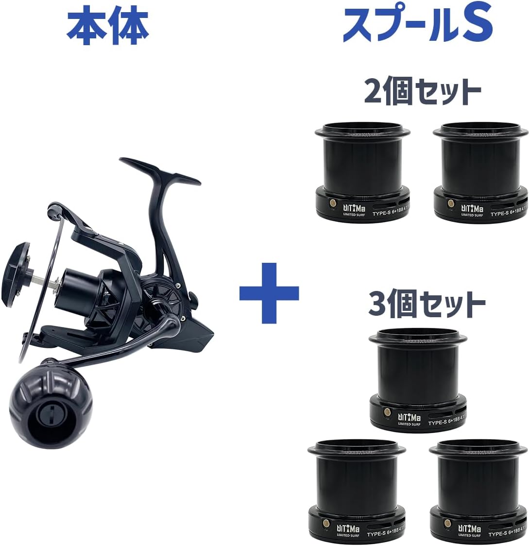 UlTiMa UL00009 ALTEMA Spinning Reel, LIMITED SURF Limited Surf, Large Throwing Fishing, Rock Throwing, Bukkomi Driving, Throwing Snapper