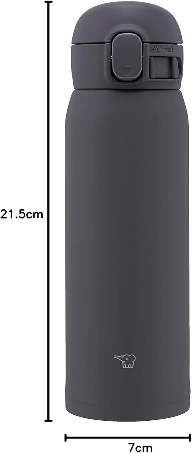 Zojirushi Stainless Steel Mug "TUFF" 0.48L SUBA48 [Color: Midnight Black (BM)]