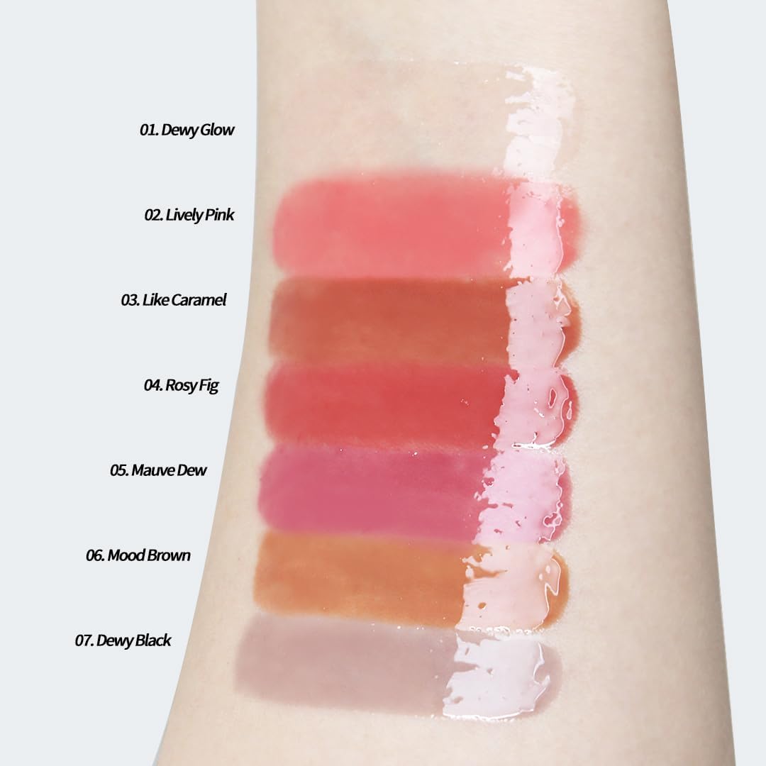Heart Percent Dote On Mood Dewy Melting Lipstick Color Lip Balm (03. Like Caramel)