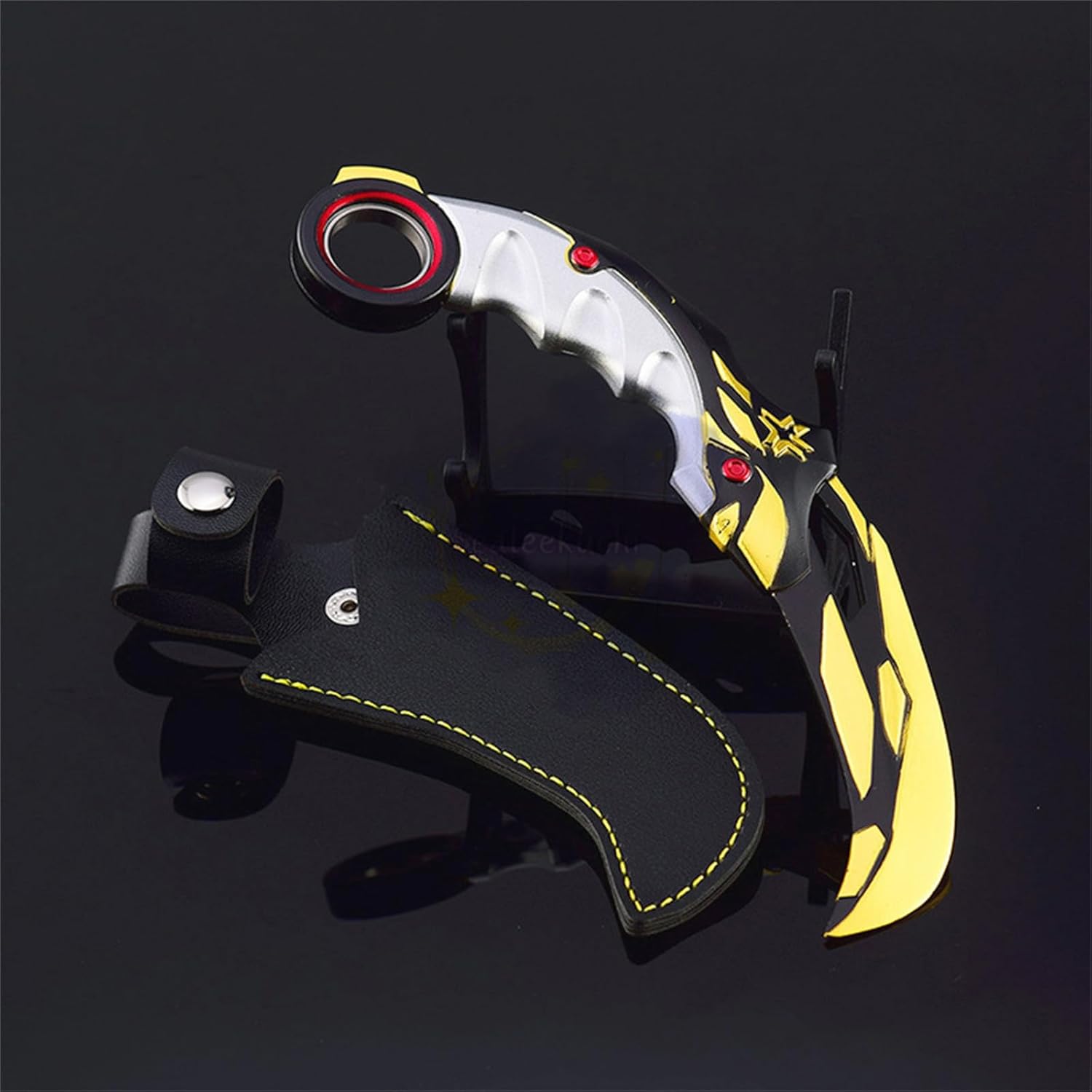 Sealeekuchi Goods Valorand Column Bit + Butterfly Knife + Kunai 3-Piece Set Champions 2021 Column Bit 2022 Butterfly Knife 2023 Kunai Melee Weapon Toy Present Case Cosplay Tool Figurine Miniature