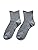 Men's Socks, Thin, Summer, Business Socks, Stylish, Rubber-free, Gray, Charcoal, Set of 2 Pairs