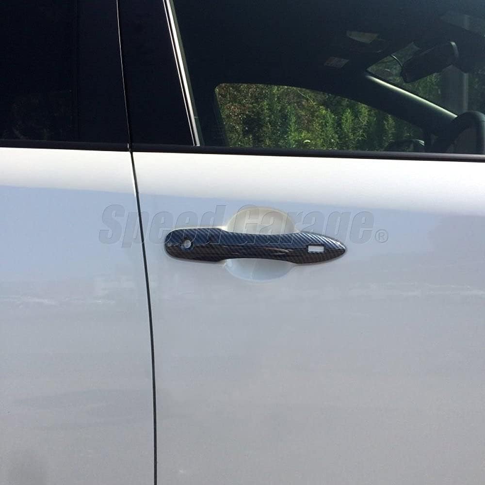 Speed Garage Toyota Corolla Sedan Sport Touring 210 Series Dedicated Door Knob Handle Cover Carbon Style Garnish for TOYOTA COLLORA Dress Up Custom Parts