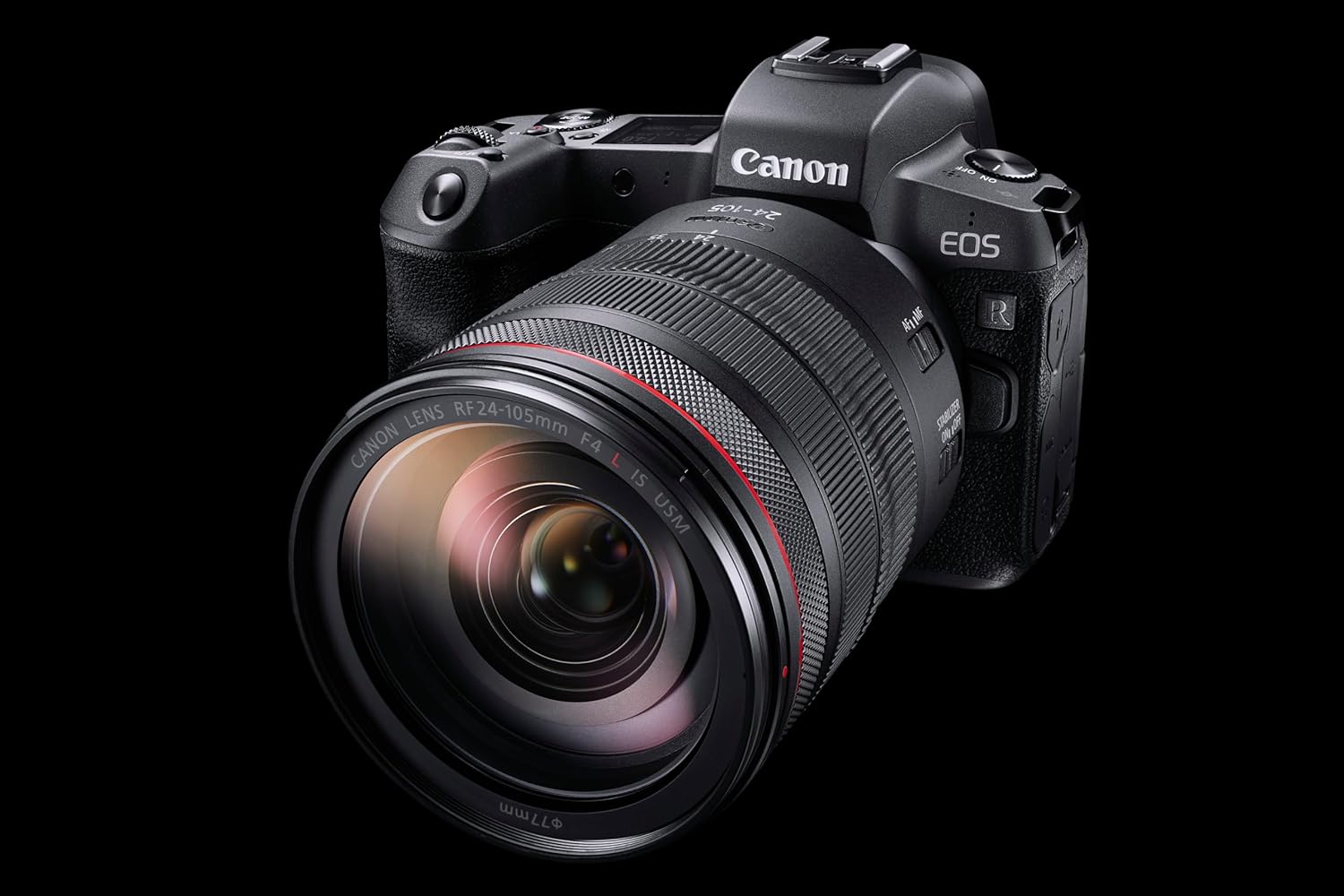 Canon 中望遠ズームレンズ RF24-105mm F4L IS USM EOSR対応 全長107.3mm ブラック RF24-10540LIS