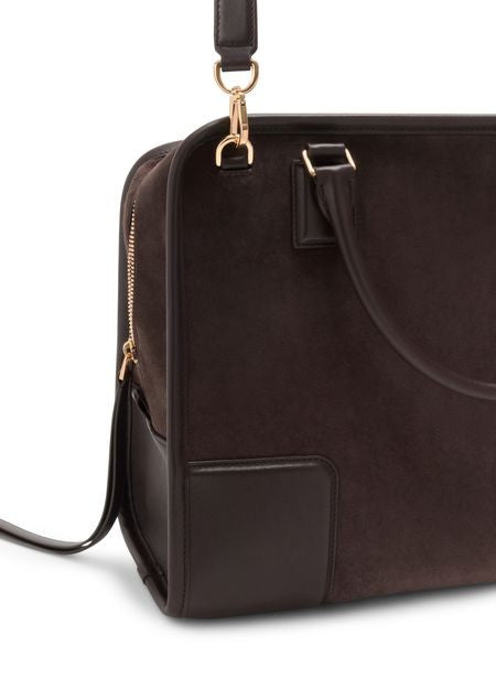 LOEWE Large Amazona 180 bag in suede - Image 6
