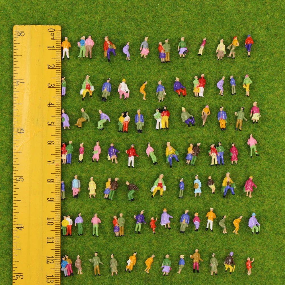 Scenes Collection, Human Doll, People, Painted People, 1:150, Box Garden, Railway Model, Building Model, Diorama, Education, DIY