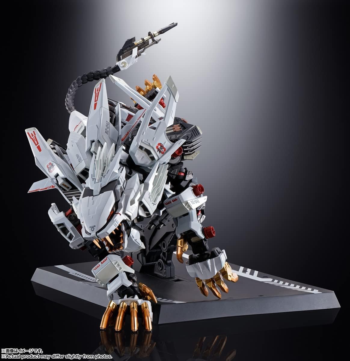 Chogokin ZOIDS New Century / ZERO RZ-041 Liger Zero, Approx. 8.7 inches (220 mm), ABS & PVC & Die Cast Pre-painted Action Figure