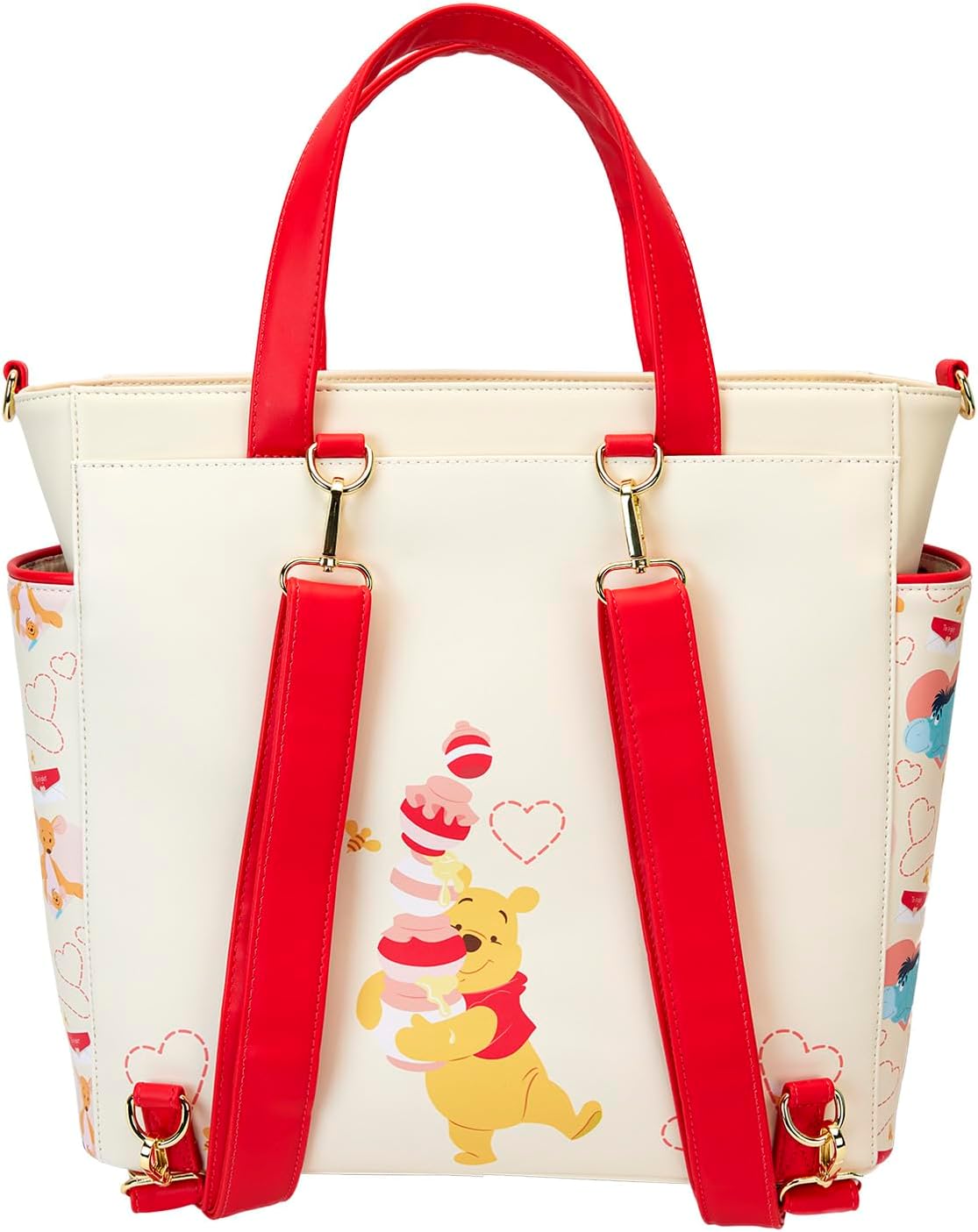 Funko Loungefly Disney Winnie The Pooh Convertible Tote Bag Backpack