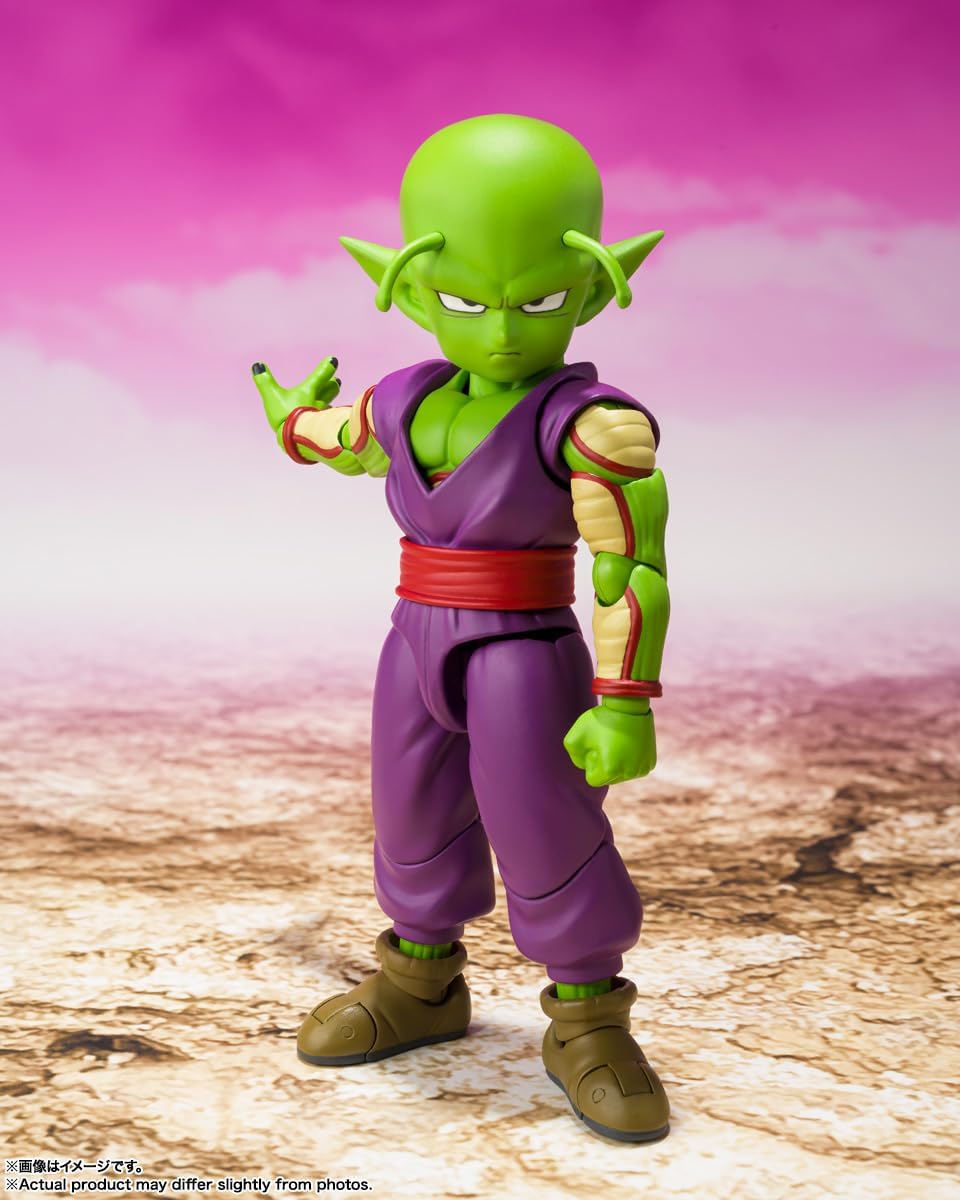 BANDAI SPIRITS S.H. Figuarts Dragon Ball DAIMA Piccolo (Mini) - DAIMA- Approx. 3.3 inches (85 mm), PVC & ABC, Pre-painted Action Figure