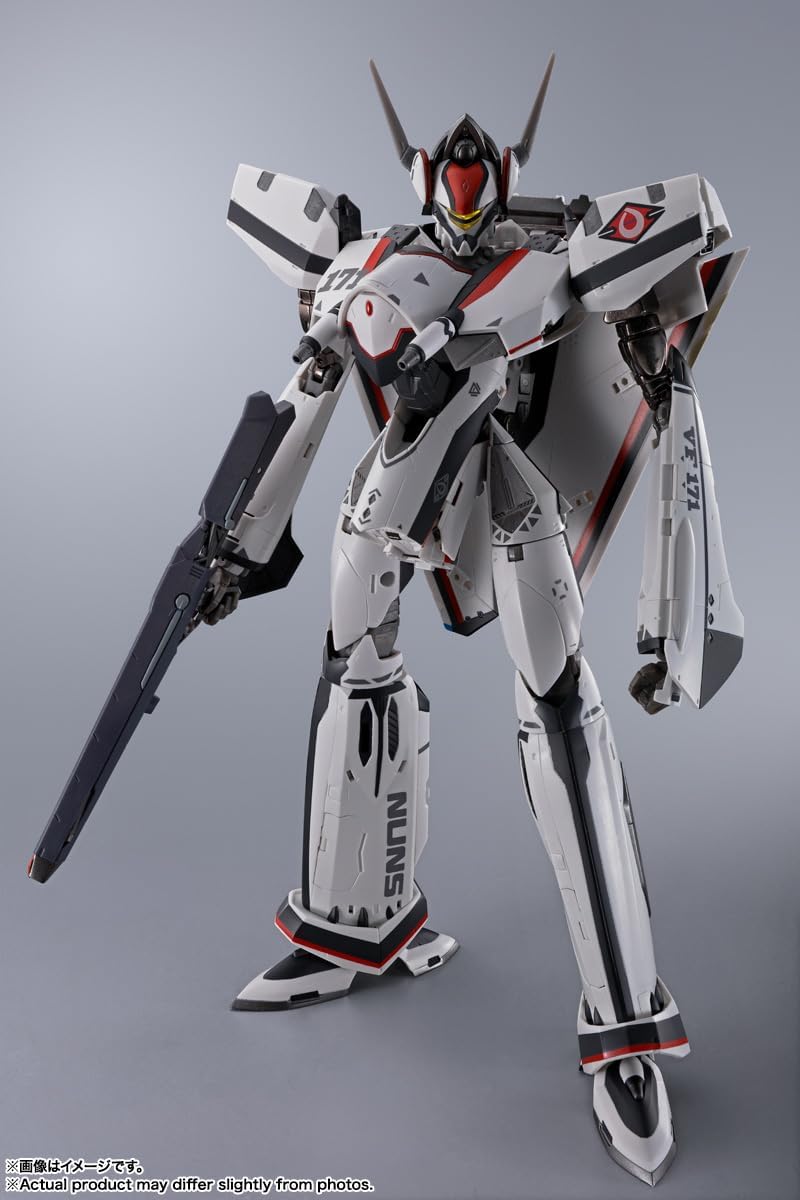 TAMASHII NATIONS DX Chogokin Macross F VF-171EX Armored Nightmare Plus EX (Hayato Kato Machine) Revival Ver. Approx. 11.8 inches (300 mm) PVC & ABS & Diecast, Painted Action Figure