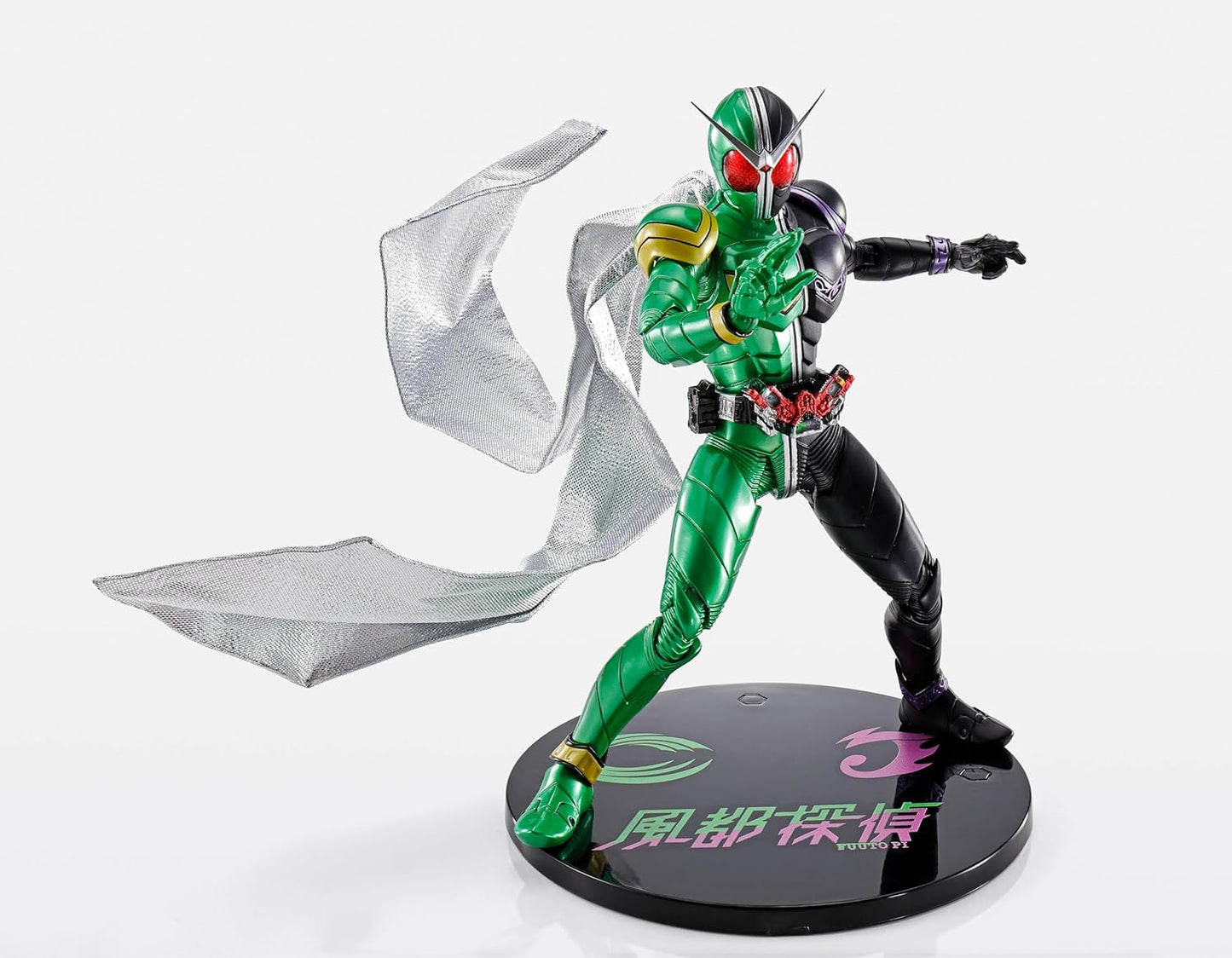 TAMASHII NATIONS S.H. Figuarts (True Bone Carving Manufacturing Method) Kamen Rider W Cyclone Joker Fuuto Detective Anime Adaptation Commemorative (Re-release Version), Approx. 5.7 inches (145 mm