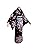 Women's Oiran-style Long Kimono Dress, Chiffon, Cherry Blossom, Japanese Style, Yukata, Cosplay, Obi Included, Long, Black