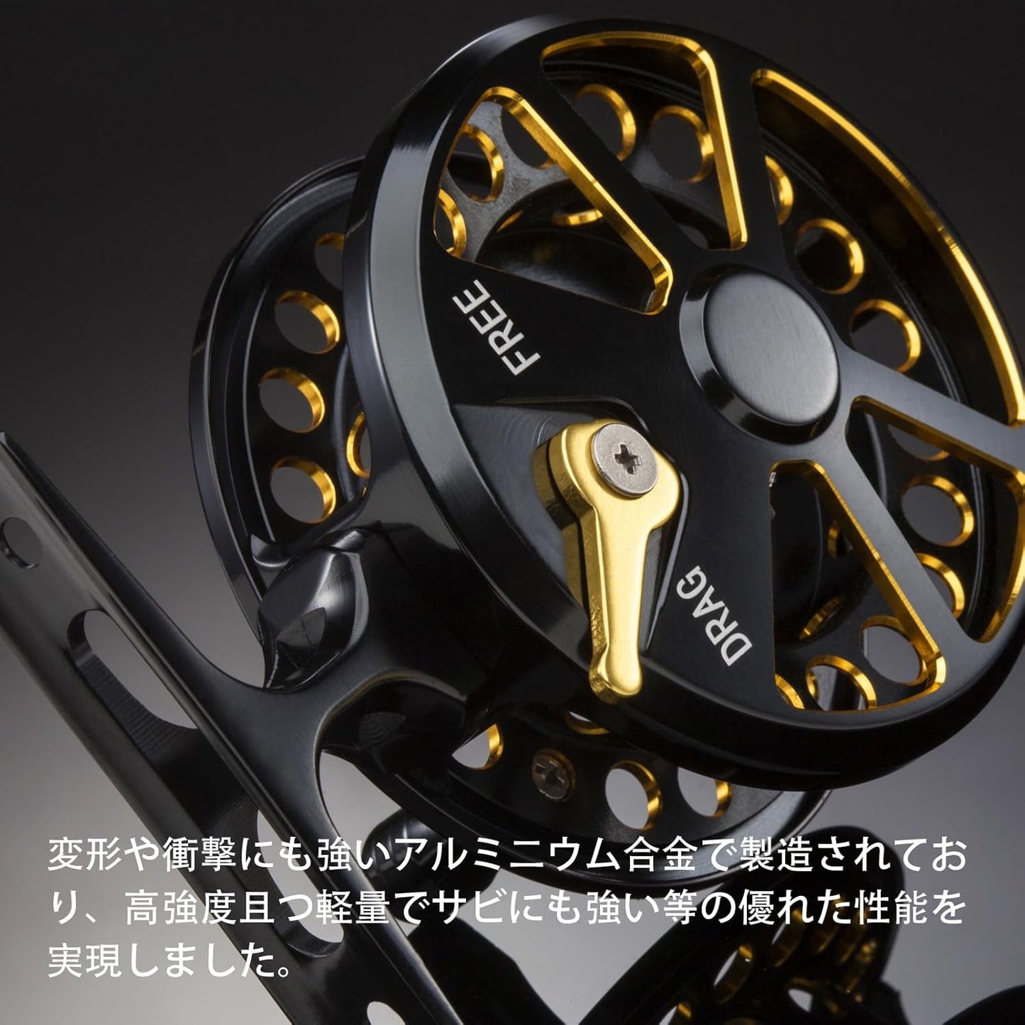 Prepunching Reel, Drop Reel, Ice Fishing, Surf Fishing, Pre-Drag, Seawater Resistant, Corrosion Resistant, Rust Resistant, Tie Reel, Hettle Fishing, Premium Lightweight Weight 2.8 oz (81 g), Maximum