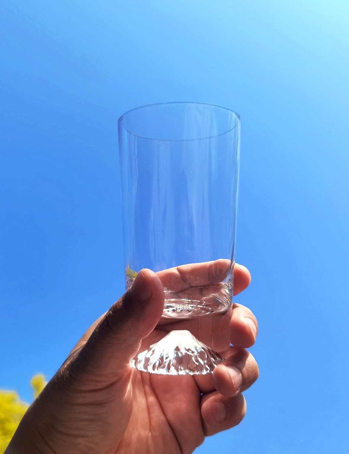 Fuji Tumbler, 8.5 fl oz (240 cc), Easy to Hold, Luxurious, Artisan Handmade, Paulownia Box, Rock Glass, Beer, Highball, Stylish, Celebration, Wedding Gift, Sixtieth Birthday Gift, Popular (Set of 1)