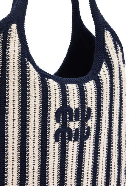 MIU MIU Ivy braided cotton shoulder bag - Image 6