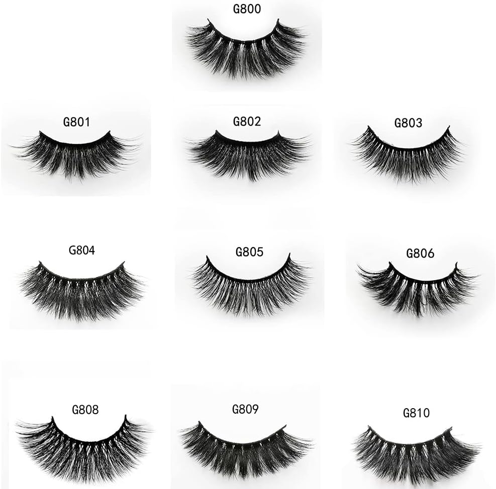 5 Pairs X 2 Boxes Matsudaya G8 Series Ultra Dense Recital Stage Makeup Natural Fake Mink Hair False Eyelashes Long Eyelashes Extension Fake Eyelashes Handmade (G800X2 Box)