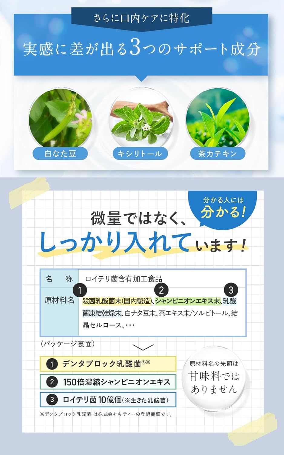 Lactobacillus Reuteri Tablet, Bi-Soku Flora 1 Billion+, [Supplement that can properly obtain live Lactobacillus Reuteri] (31-day supply)