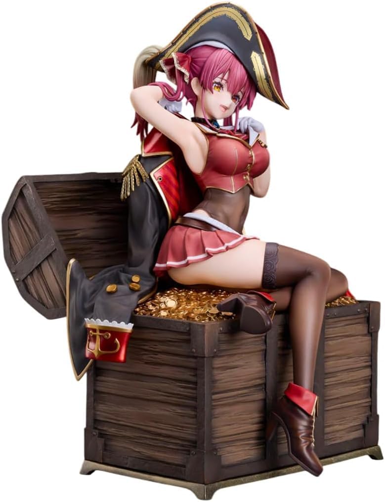 Design Coco Holo Live Treasure Bell Marine 1/7 Scale, Total Height: Approx. 7.9 inches (201 mm), ABS & PVC, Painted Finished Figure