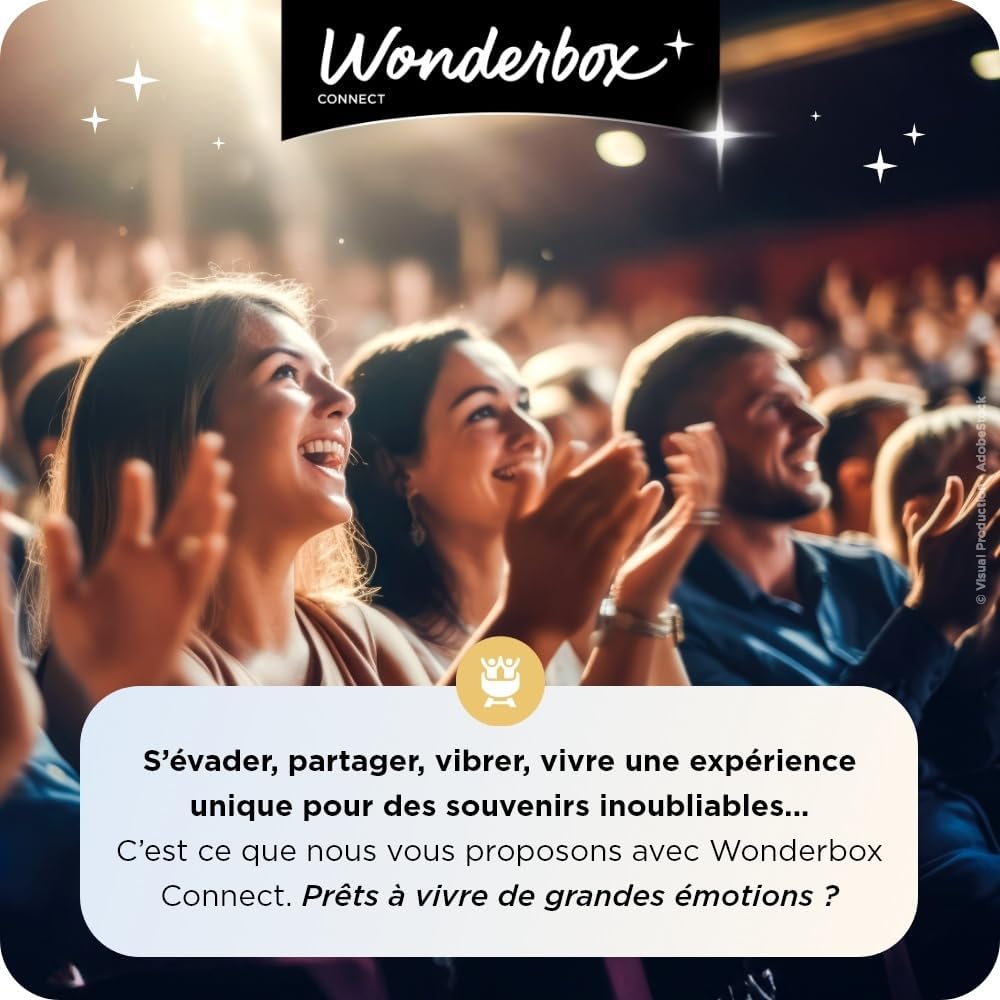 WONDERBOX Connect – Disneyland Paris Gift Set – 1 Day 2 Parks – 2p | 2 admissions for 1 day - Disneyland Park and Walt Disney Studios - Validity 27 months