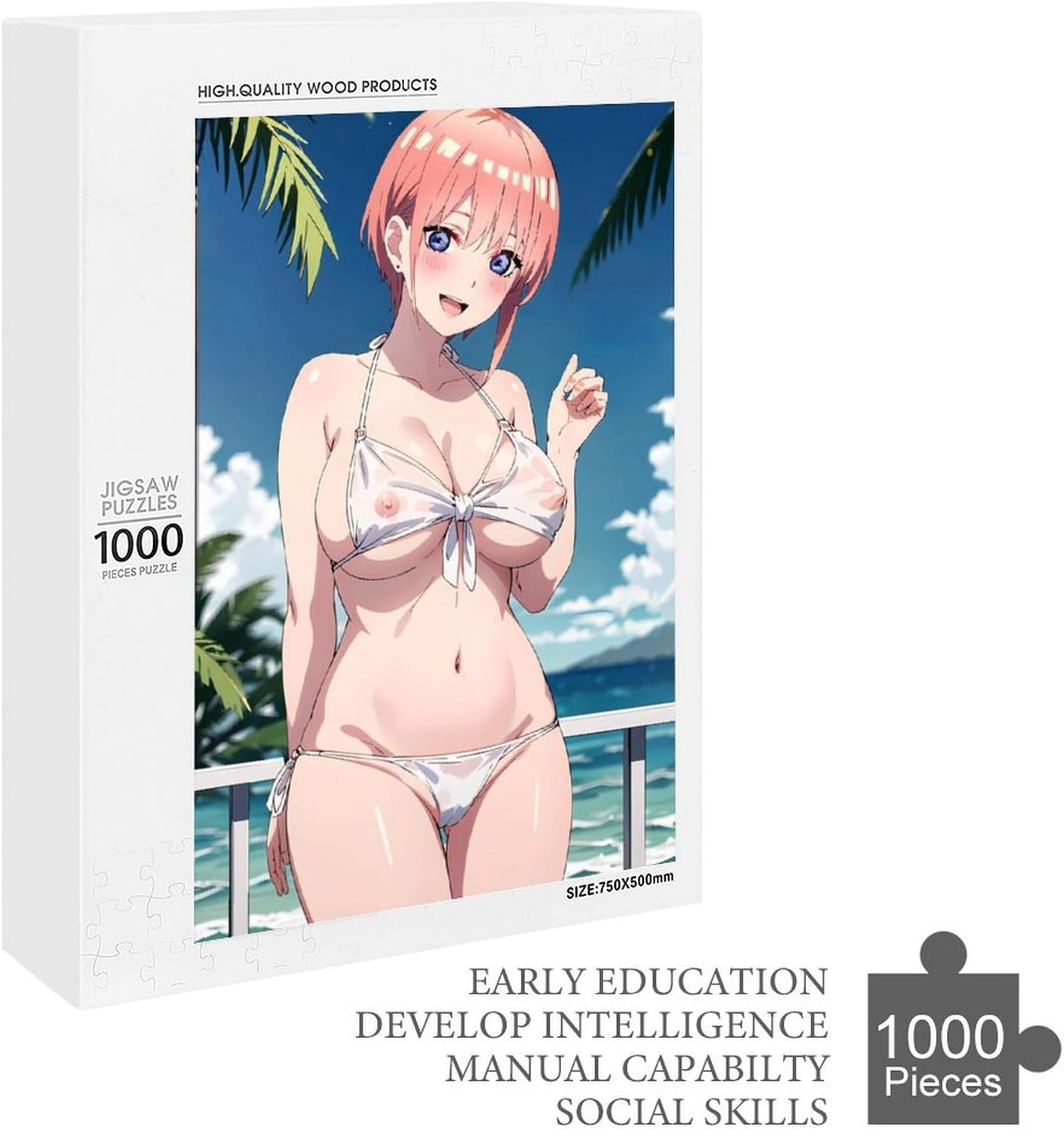 Quintessential Bride Puzzle, Recreational Anime Goods, Popular, Adults, Unisex, Lovers Toy, First Choice, Wooden, Cartoon, Wall Decor, Birthday Gift, 300/500/1000pcs