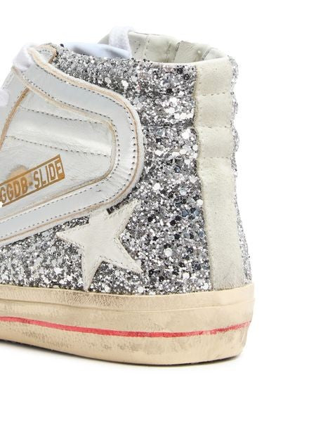 GOLDEN GOOSE Slide glitter sneakers - Image 6