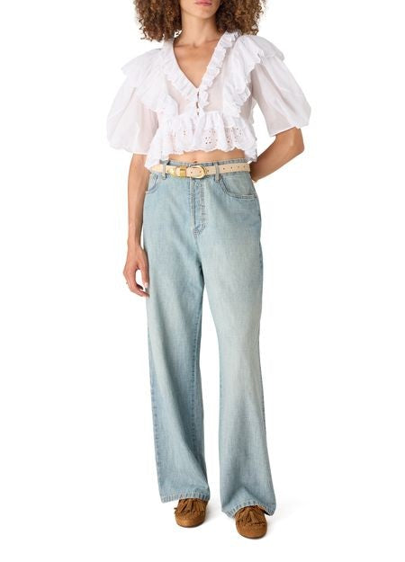 DÉHANCHE Hollyhock suede belt - Image 6