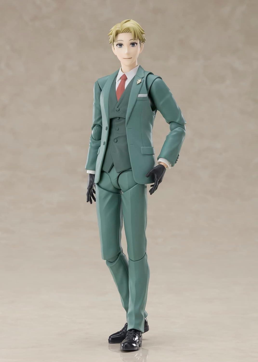 S.H. Figuarts BAS63908 SPY x FAMILY Lloyd Forger Approx. 6.7 inches (170 mm), ABS & PVC, Pre-painted Action Figure