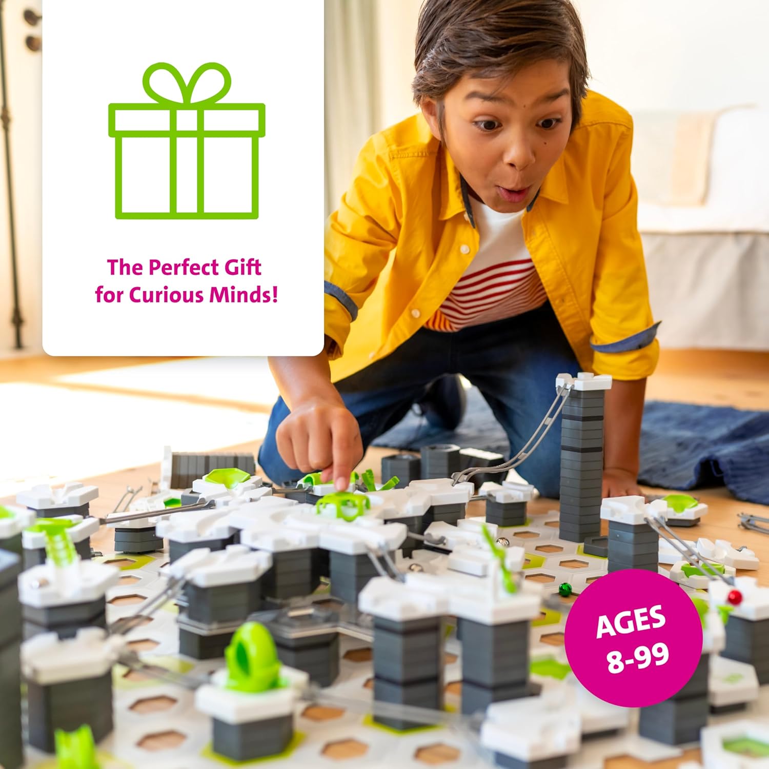 Ravensburger GraviTrax (GraviTracks) Marble Run (Slope Toy) Starter Set [Total 124 Pieces] 22410 4 Age 8 and up [Toy Educational Toy Gift (Birthday/Christmas)]