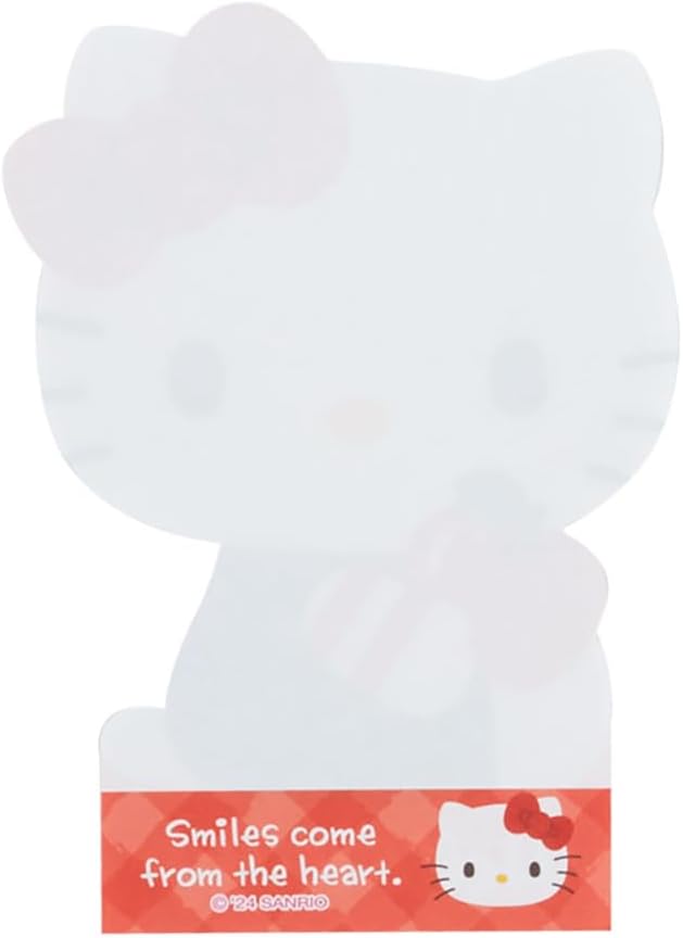 Sanrio 459135 Hello Kitty Character Shaped Memo, Kitty-chan, Hello Kitty, 4.5 x 3.3 x 0.3 inches (11.6 x 8.4 x 0.9 cm), Character