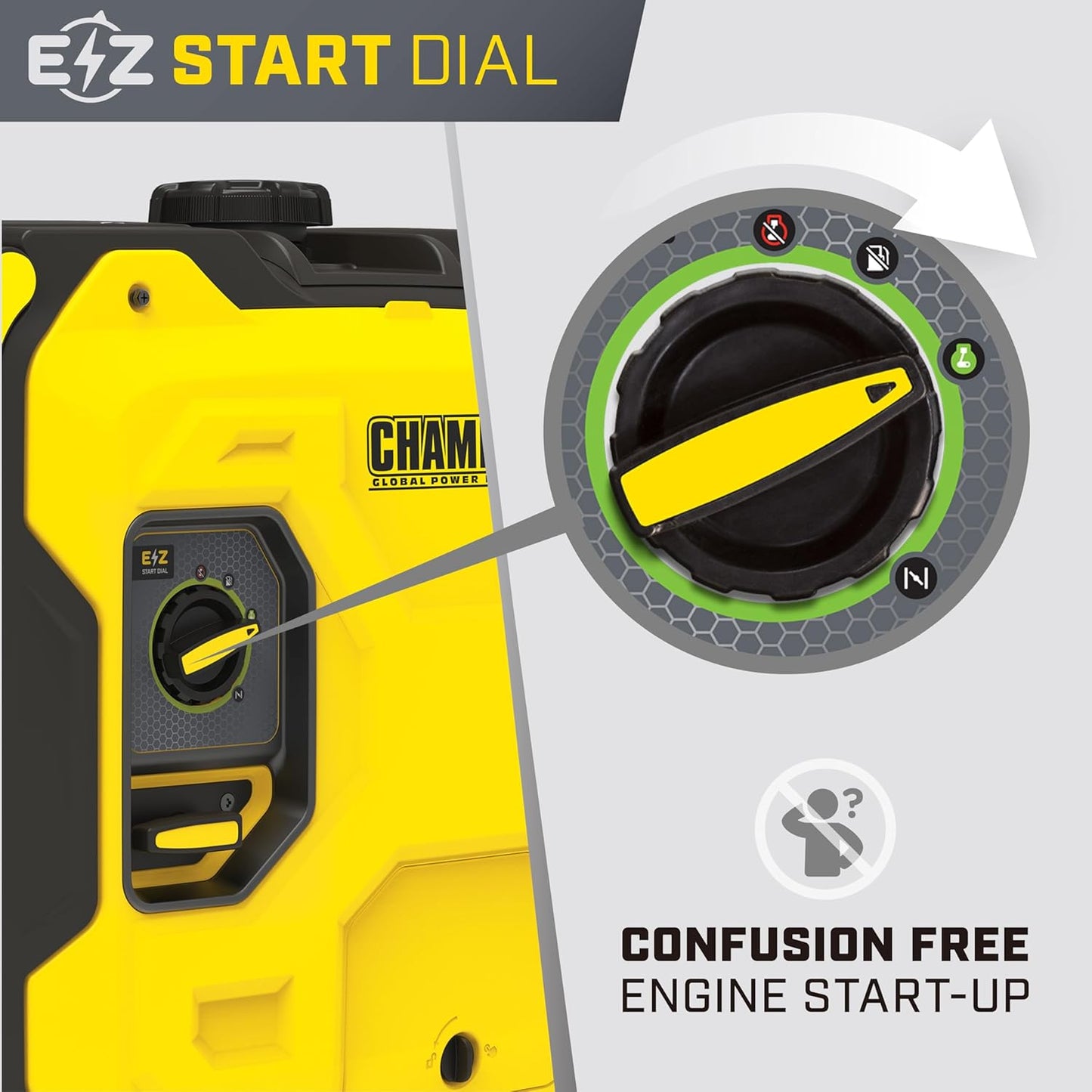 Champion Power Equipment 6500ワット RV対応 ポータブルインバーター発電機 静音技術とCOシールド付き